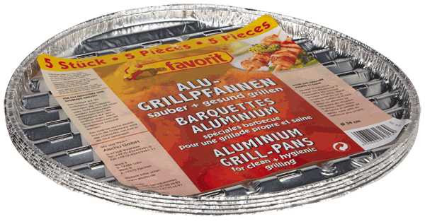 Barquettes alu rondes