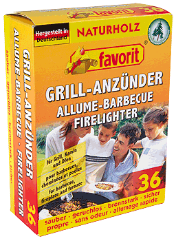Allume-barbecue 36 cubes