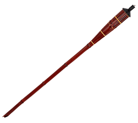 Torche bambou de luxe 150 cm