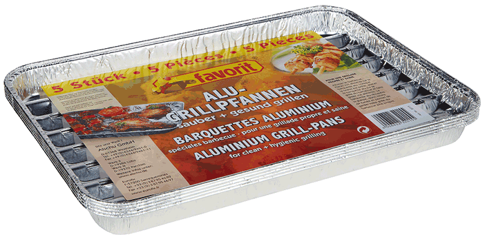 Barquettes alu rectangulaires