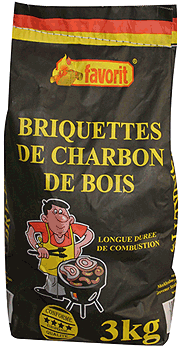Briquettes de charbon de bois 3 kg
